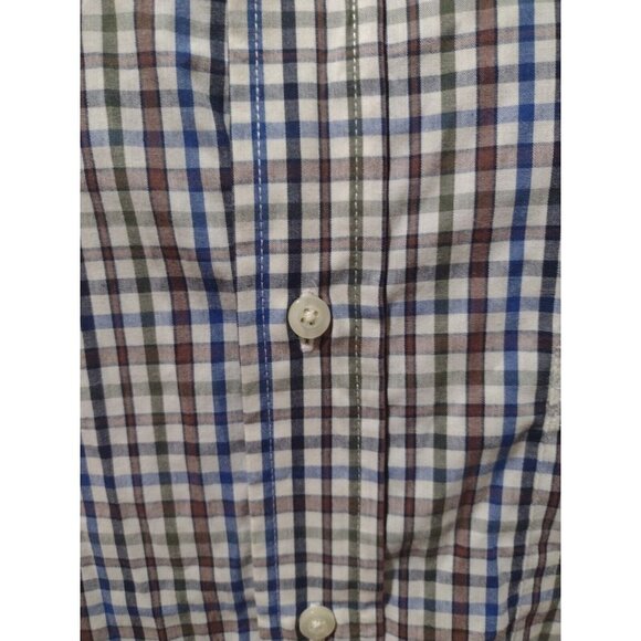 NWT New Saddlebred MultiColor Cotton Polyester Long Sleeve Button Shirt 2XL - Picture 4 of 11